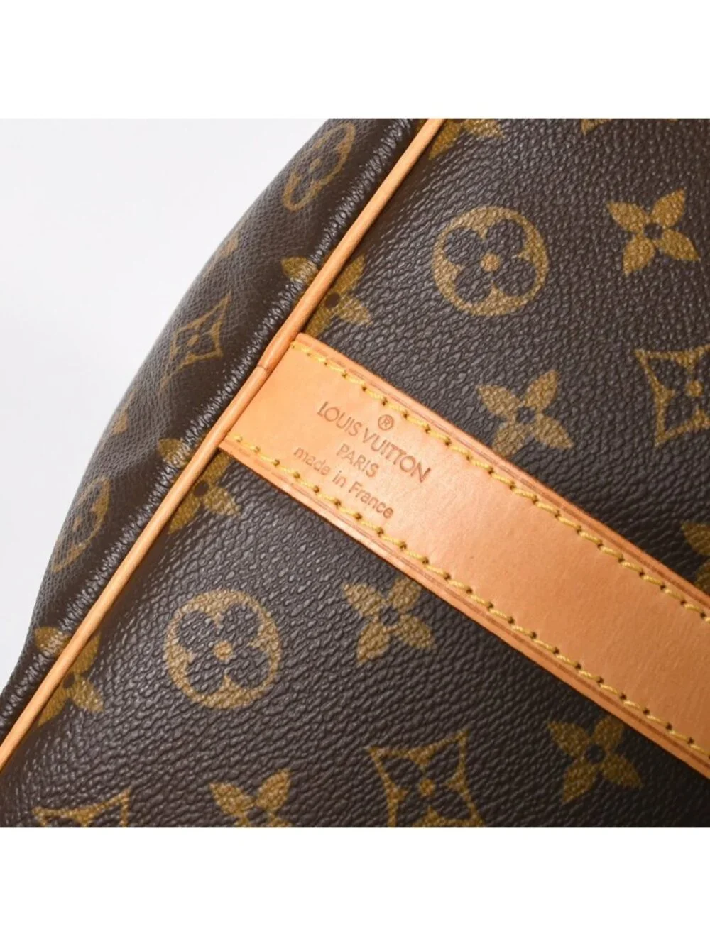 Louis Vuitton Monogram Keepall Bandouliere 50 Brown Boston Bag